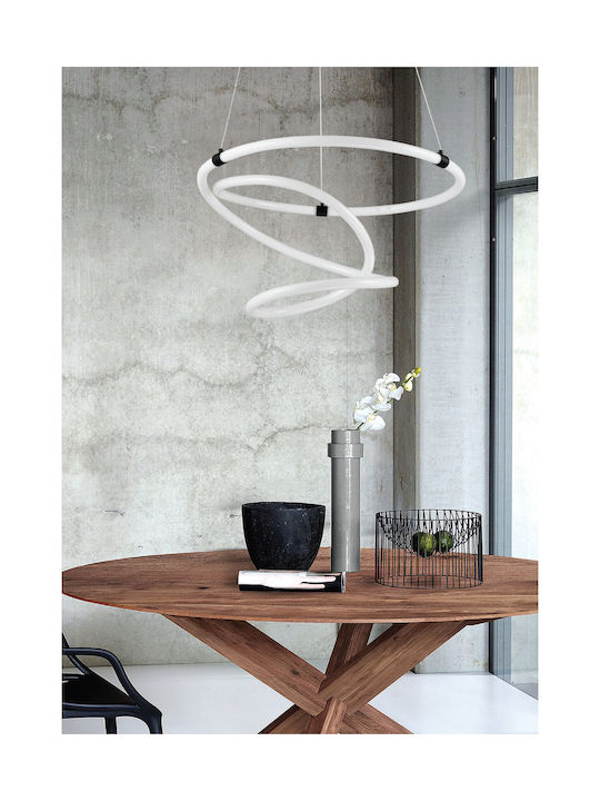 Inlight Κρεμαστό Φωτιστικό LED Ανάρτηση Μαύρο